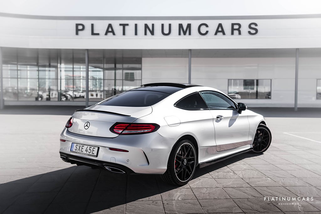 Mercedes-Benz C 300 d 4M AMG Coupé 245hk / Night / Pano / Burmes